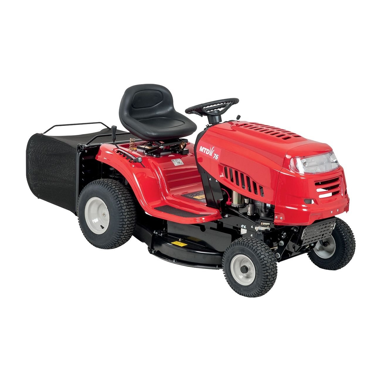 Rasentraktor MTD 76 mit Heckauswurf und Fangkorb