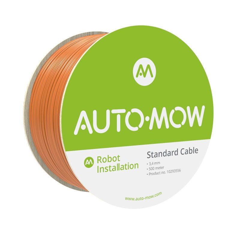 Auto-Mow Begrundzingsdraad 800 miter Orange standard cable 3.4 mm