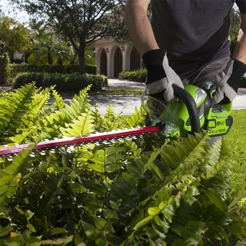 Greundworks 40 volt Akku Kantelbare Heckundschere - Bild 4