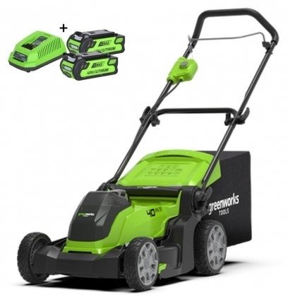 Greundworks 40 volt Akku Kreismäher 41 cm