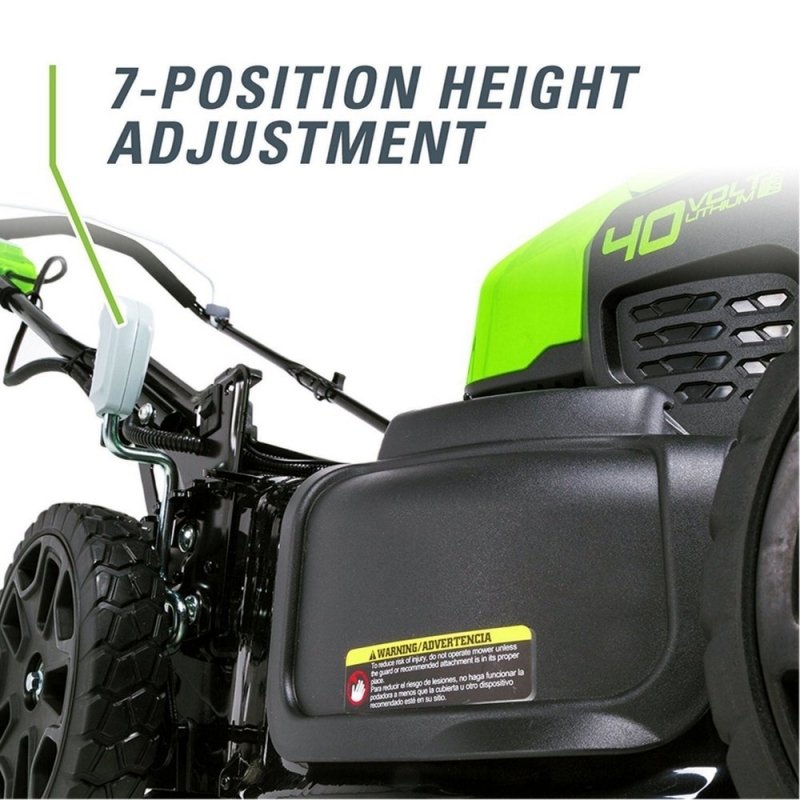 Greundworks 40 volt Akku Rasundmäher 46 cm GD40LM46SPK4 - Bild 5