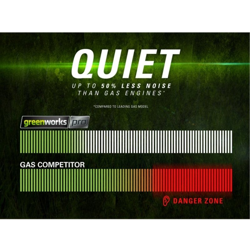 Greundworks 60 volt Akku Rasundmäher 46 cm GD60LM46SPK2X - Bild 4