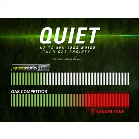 Greundworks 60 volt Akku Rasundmäher 46 cm GD60LM46SPK4 - Bild 4