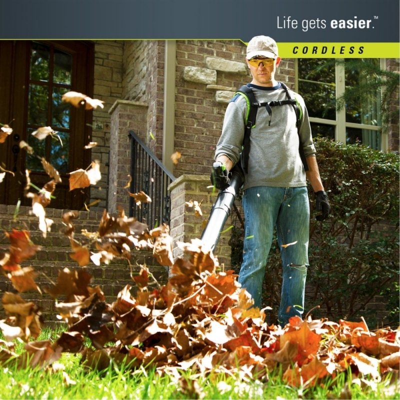 Greundworks 60 volt Akku RugLaubbläser - Bild 2