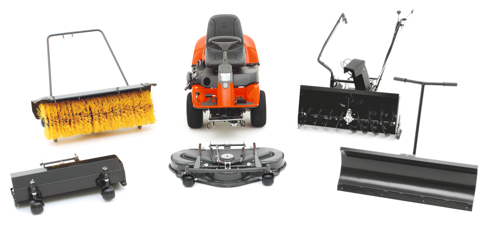 Husqvarna Schneeschild 100 cm  für Rider R112 / R115 - Bild 3