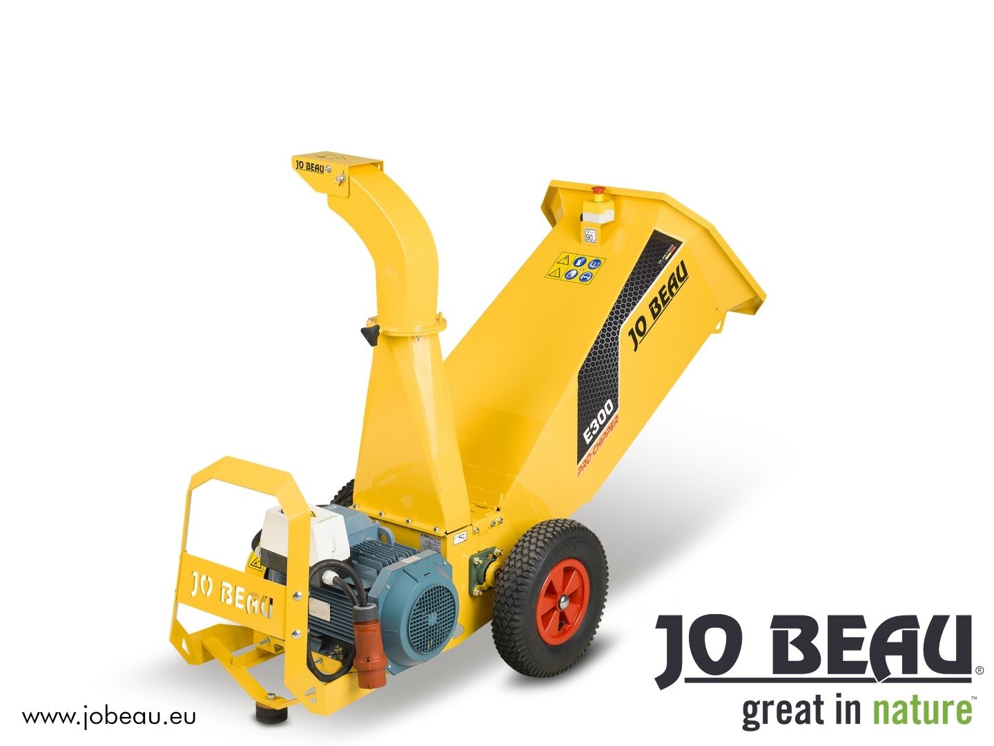 Jo Beau E300 Pro Line Elektrische Häcksler / HoutSchredder 80mm - Bild 2