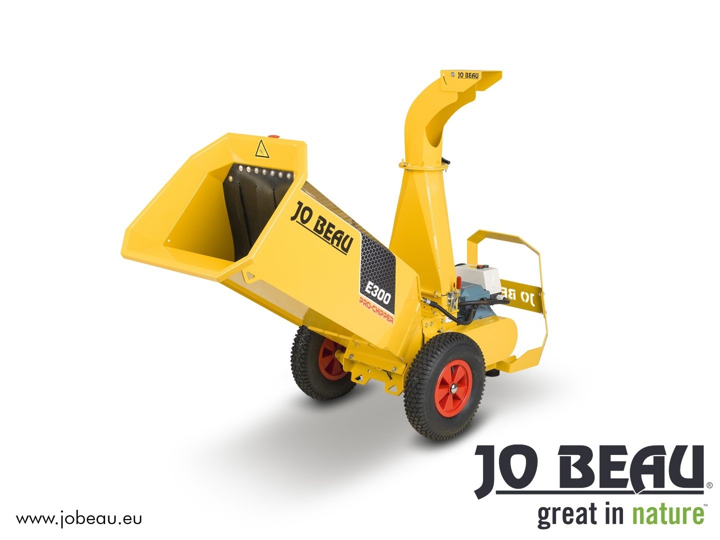 Jo Beau E300 Pro Line Elektrische Häcksler / HoutSchredder 80mm