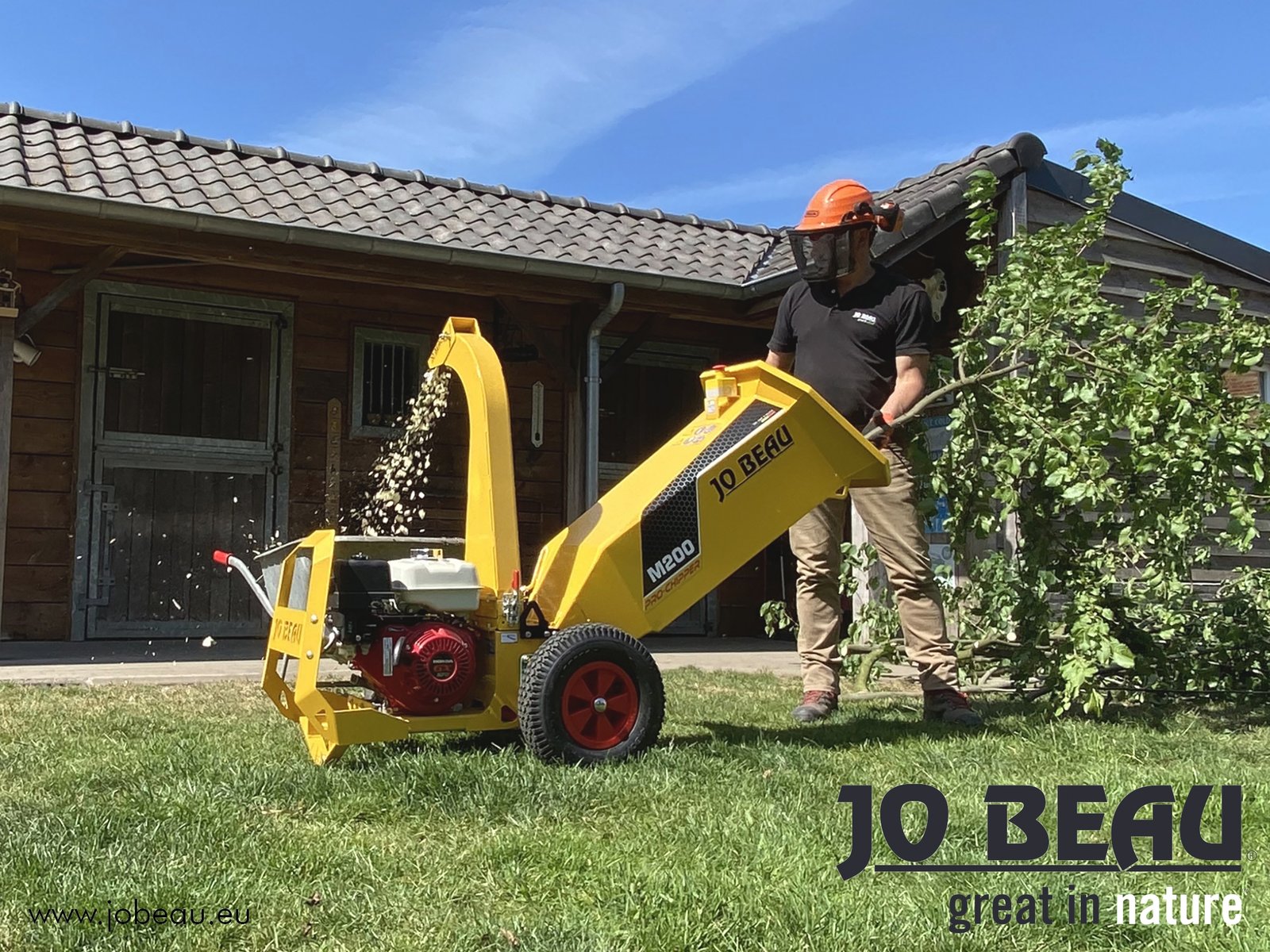 Jo Beau M200 Bundzin Häcksler / HoutSchredder 60mm - Bild 3