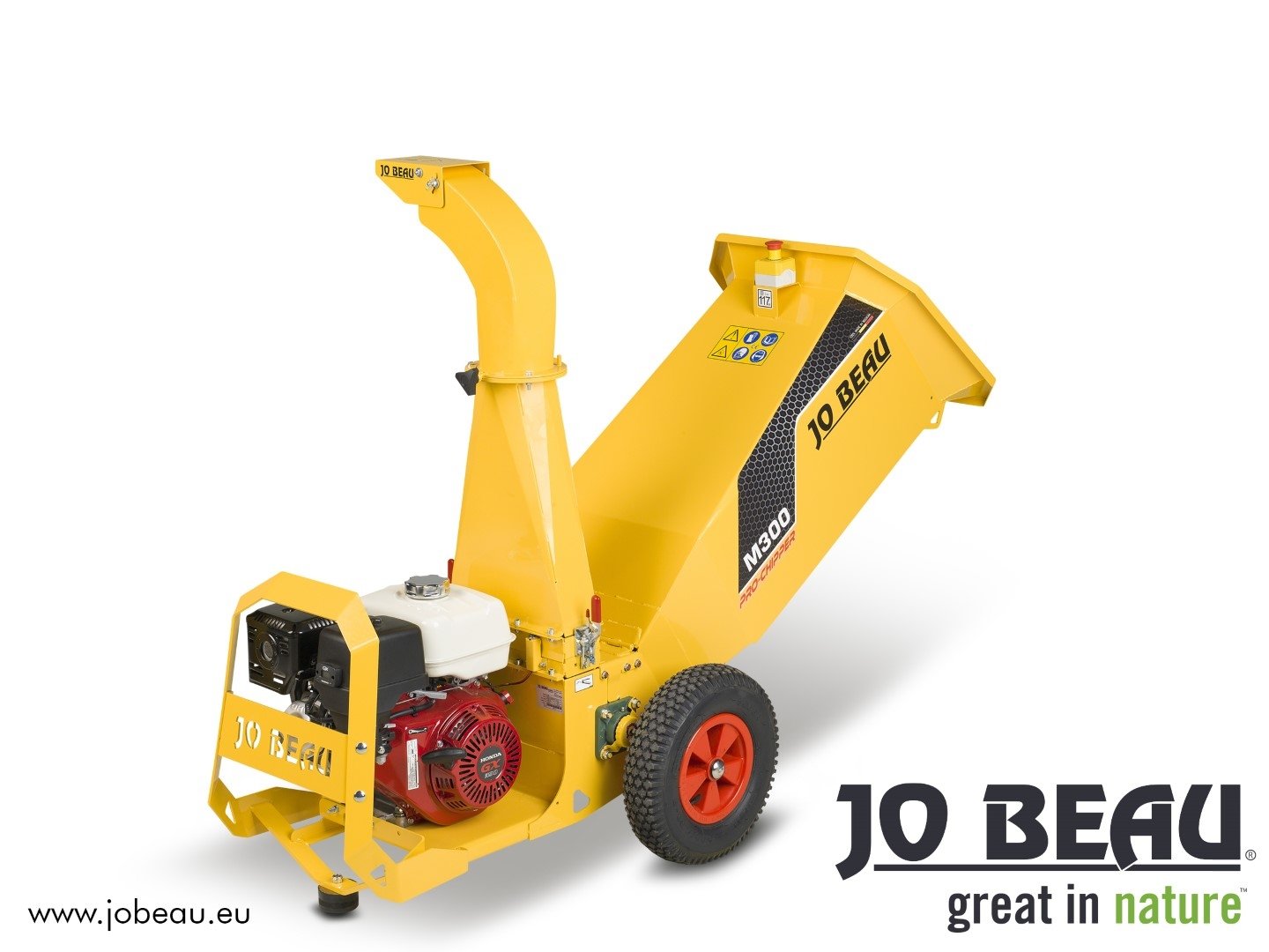 Jo Beau M300 Pro Line Bundzin Häcksler / HoutSchredder 80mm - Bild 2