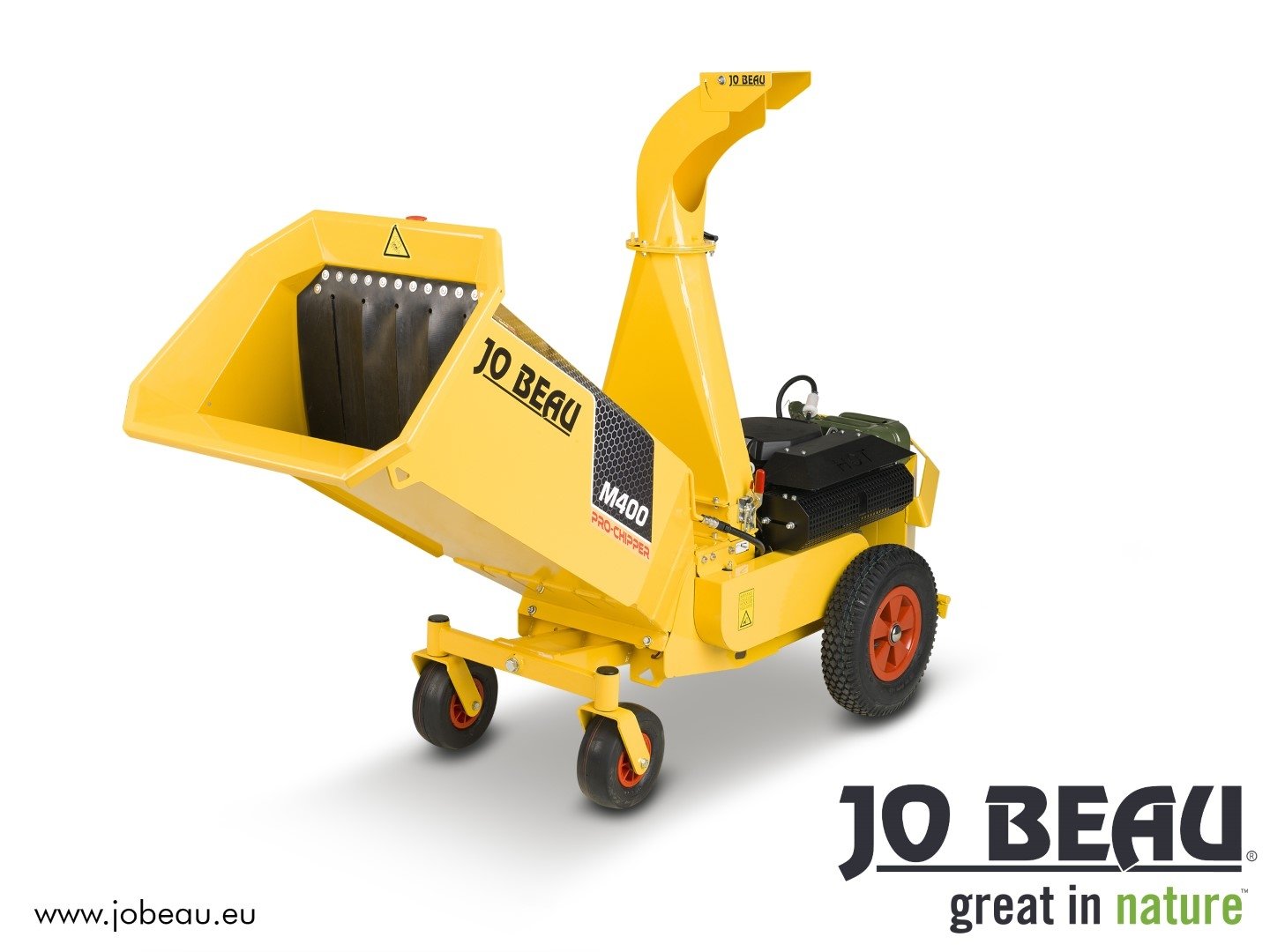 Jo Beau M400 Pro Line Bundzin Häcksler / HoutSchredder 100mm