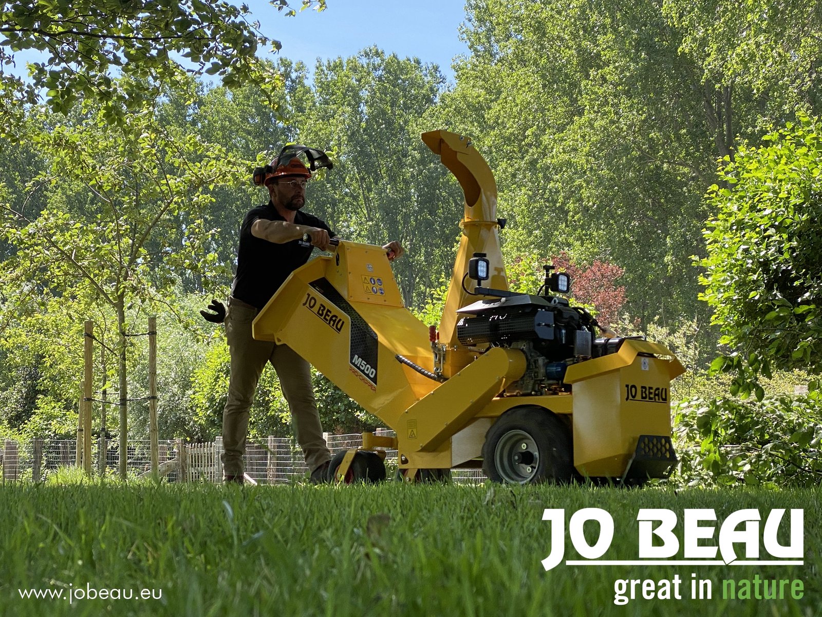 Jo Beau M500 Pro Line  Bundzin Häcksler / HoutSchredder 120mm - Bild 3