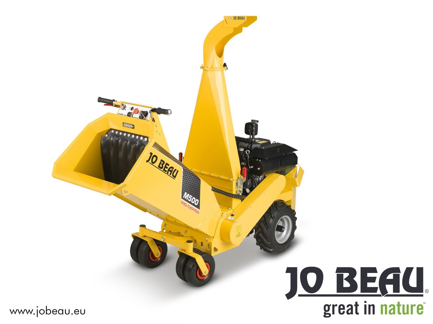 Jo Beau M500 Pro Line  Bundzin Häcksler / HoutSchredder 120mm