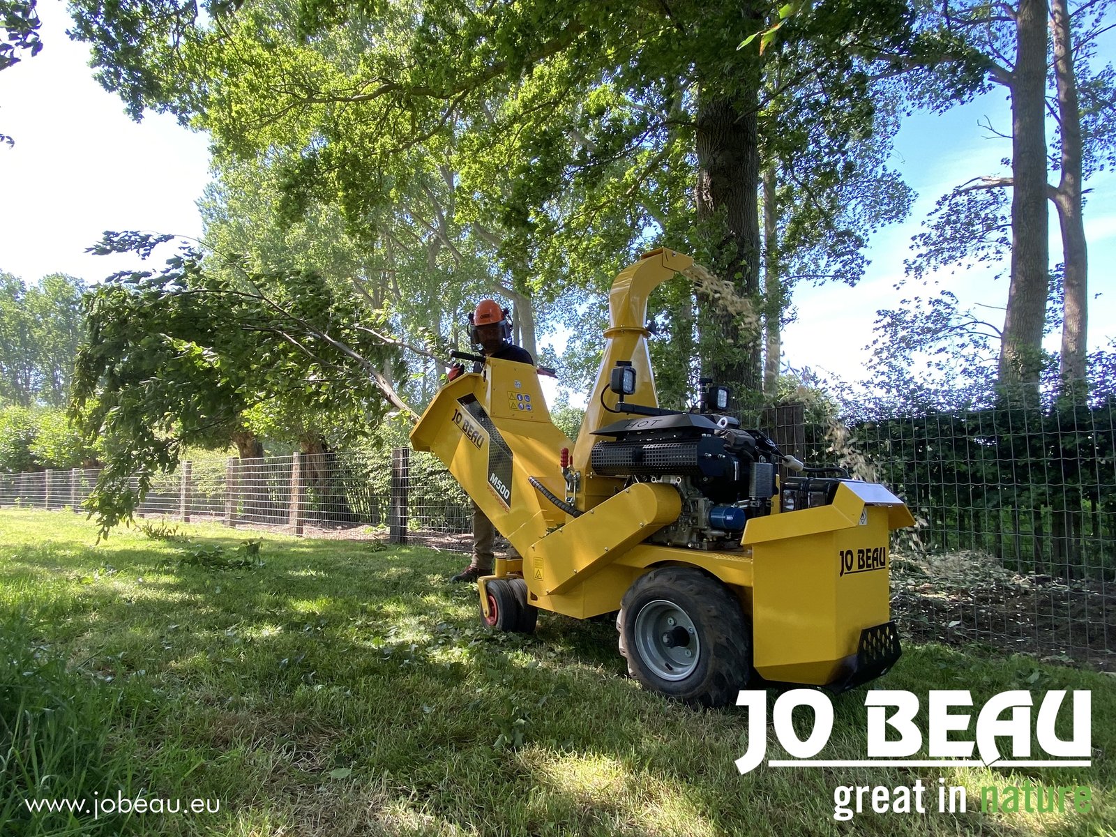 Jo Beau M500 Pro Line  Bundzin Häcksler / HoutSchredder 120mm - Bild 4