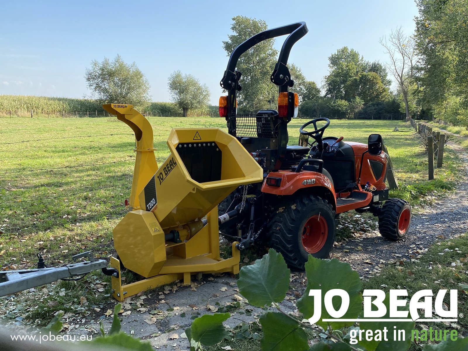 Jo Beau T300 Pro Line Bundzin Anbau Häcksler / HoutSchredder 80mm - Bild 4