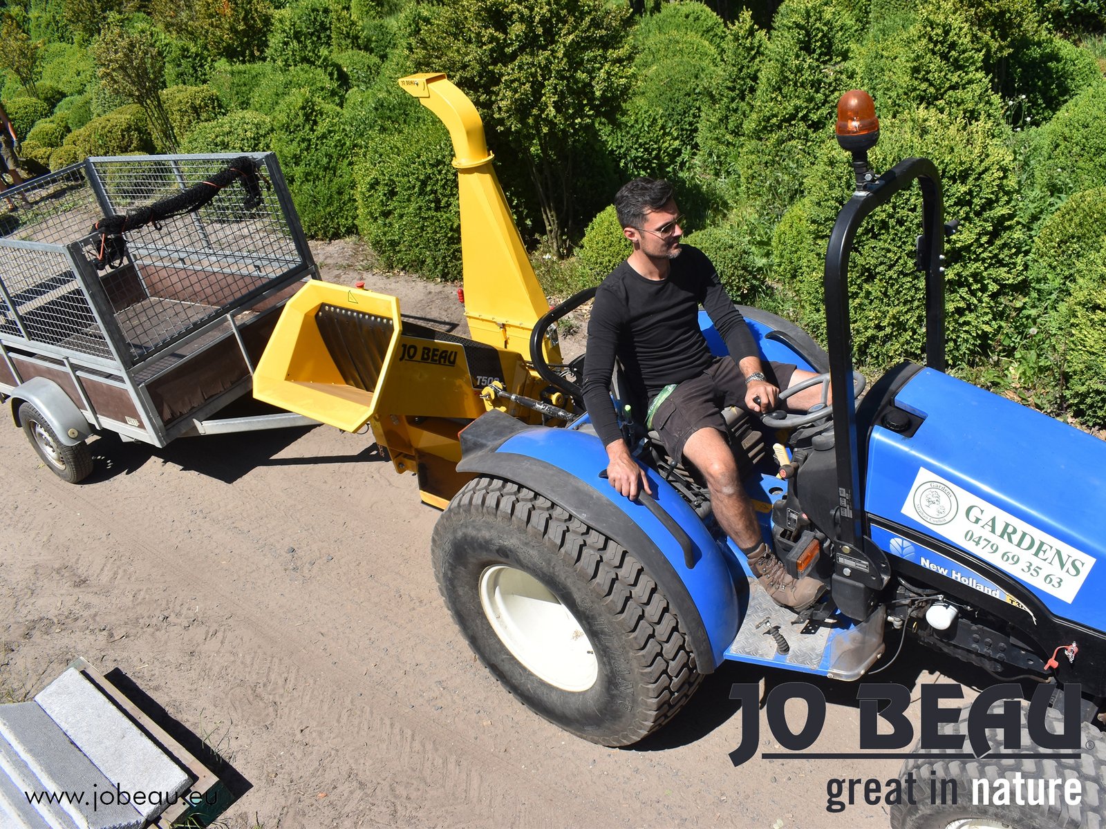 Jo Beau T500 Pro Line Bundzin Anbau Häcksler / HoutSchredder 140mm - Bild 5