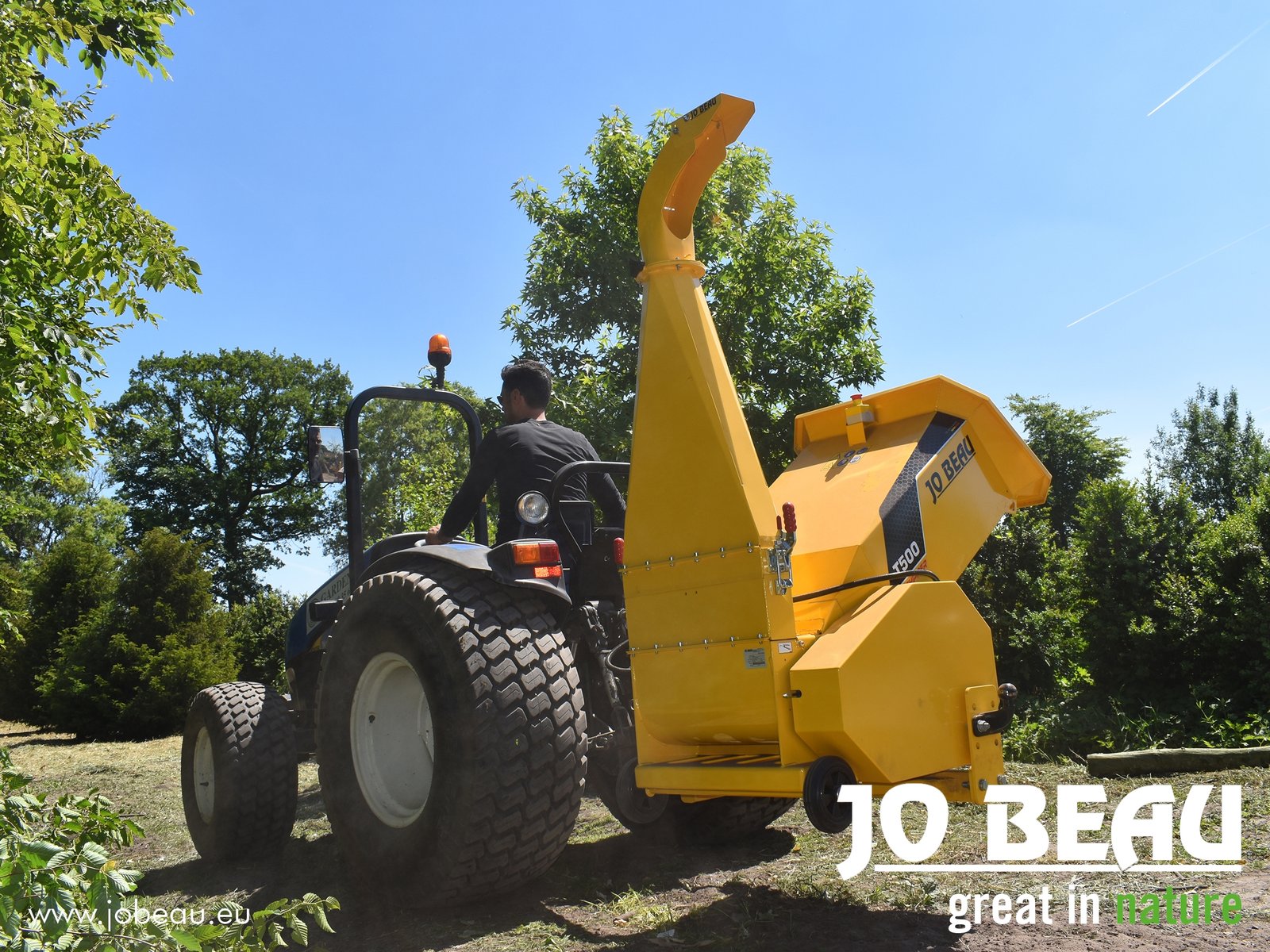 Jo Beau T500 Pro Line Bundzin Anbau Häcksler / HoutSchredder 140mm - Bild 4