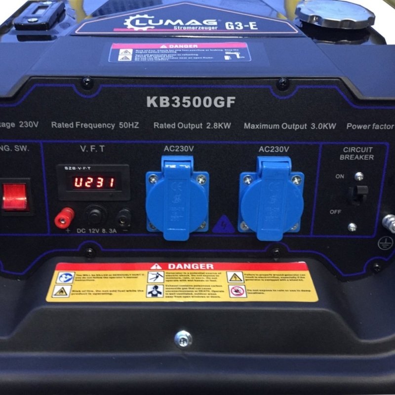 Lumag G3E 3000W Stromerzeuger / Stromerzeuger - Bild 4
