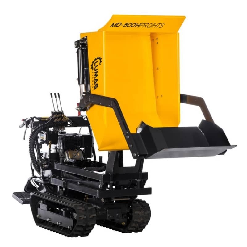 Lumag MD500HPROHTS mini Rupsdumper mit kiepbak und laadschep - Bild 3