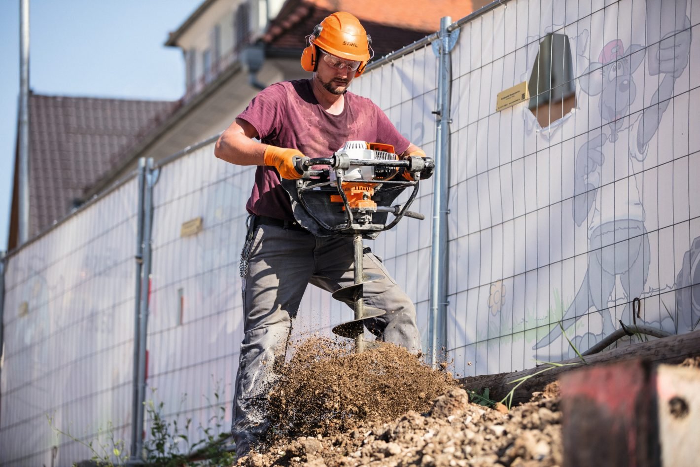 STIHL BT 131 Bundzin Erdbohrer mit krachtige 4-MIX®-motor - Bild 5