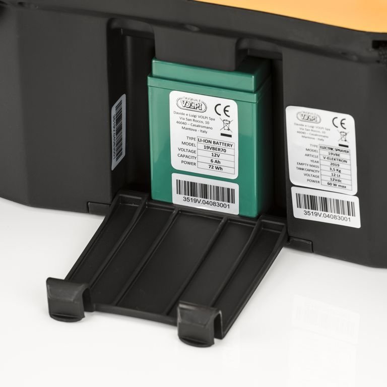 Volpi 19VBE Akkuspuit 12Lt Vita black Op=Op - Bild 3